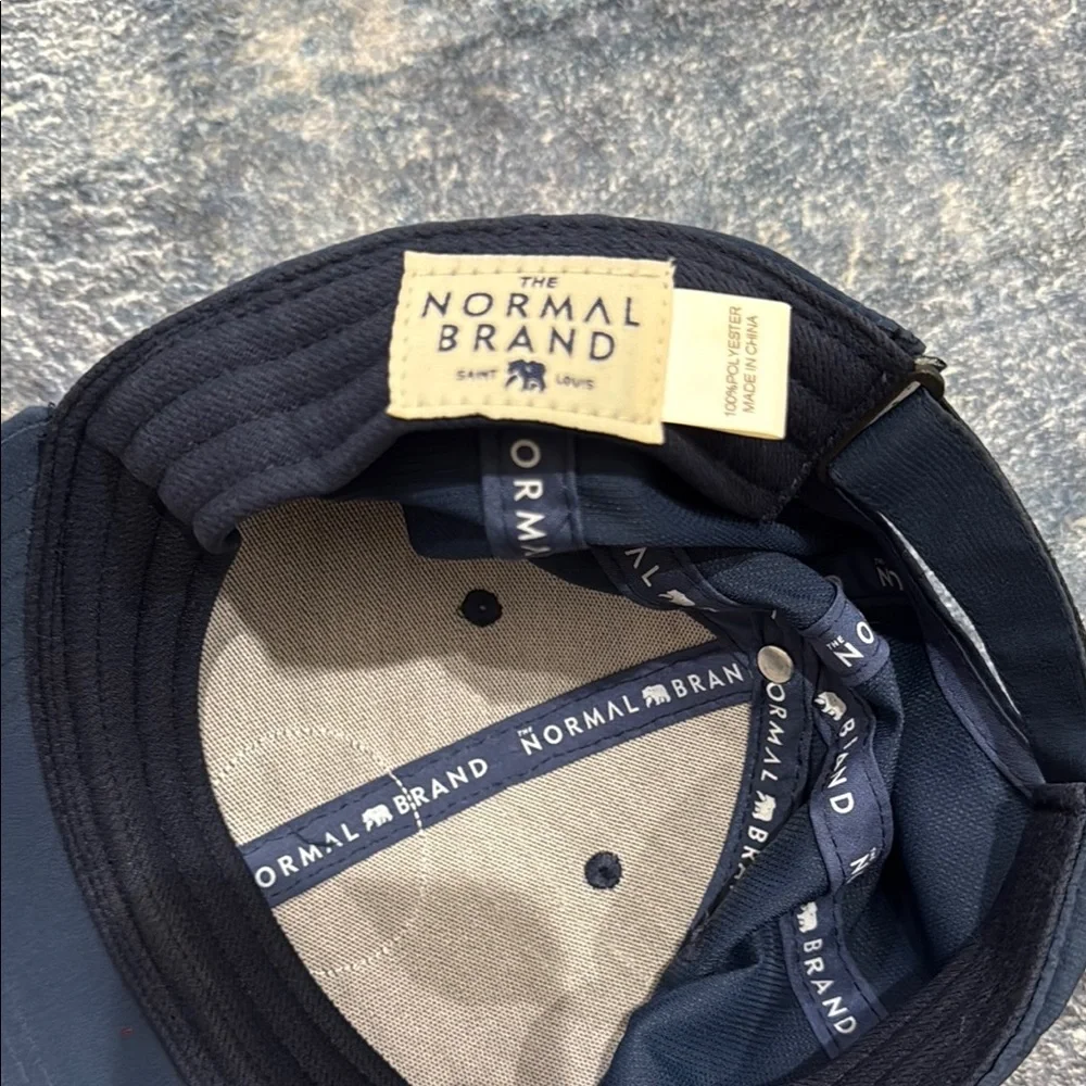 The Normal Brand Circle Patch Performance Cap in Navy 🧢 EUC - Picture 3 of 5